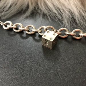 Authentic Tiffany and Co Dice Charm silver 925